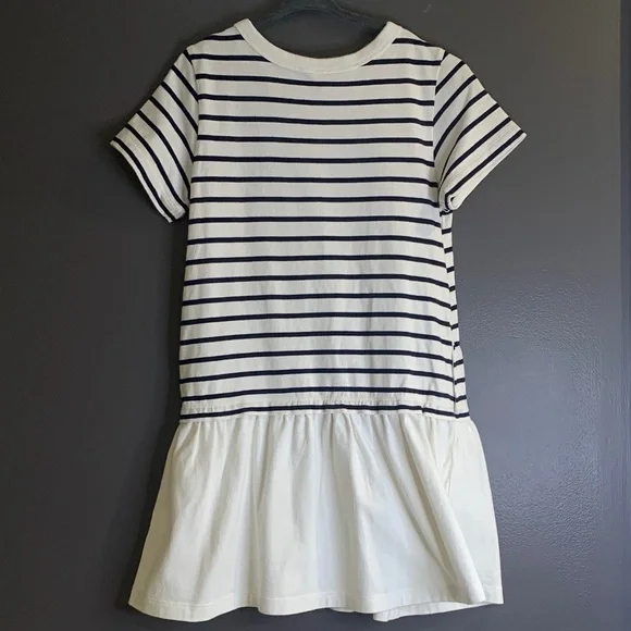 Uniqlo Striped Navy and White Dress size 7-8 - Picture 3 of 3